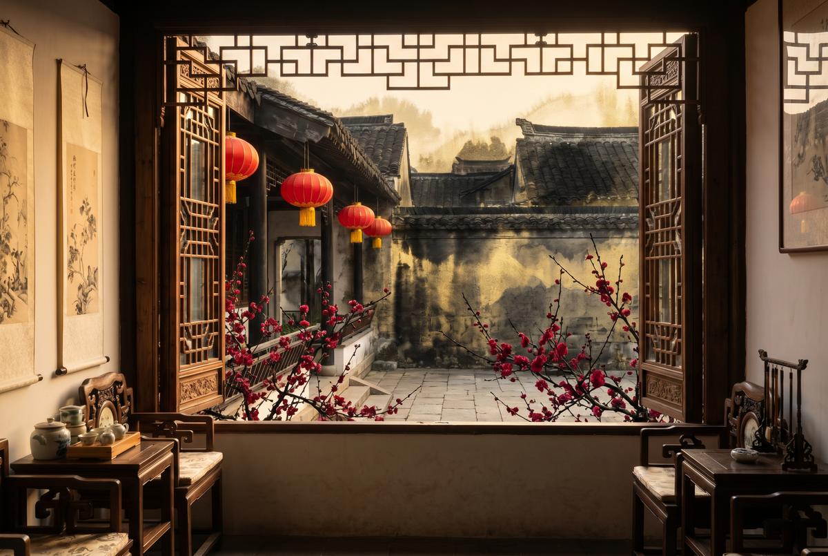 17C国风美学 - 古建庭院意境 - pwlfsqc.cn